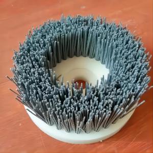 Abrasive disc brush