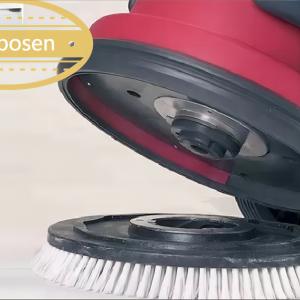 Floor scrubber disc brush