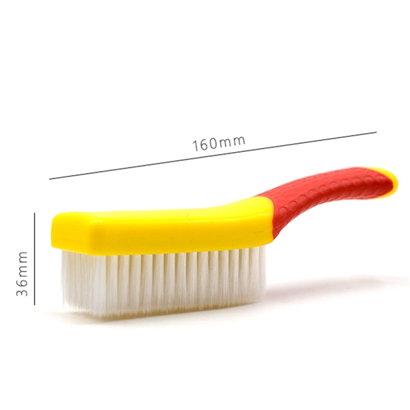 PP Filament Nano Automotive Interior Brush With Rubber Handle