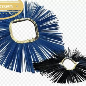 PP wire + galvanized iron fastening sweeper cleaning brush