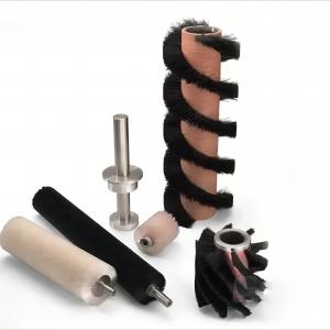 Spiral industrial roller brush